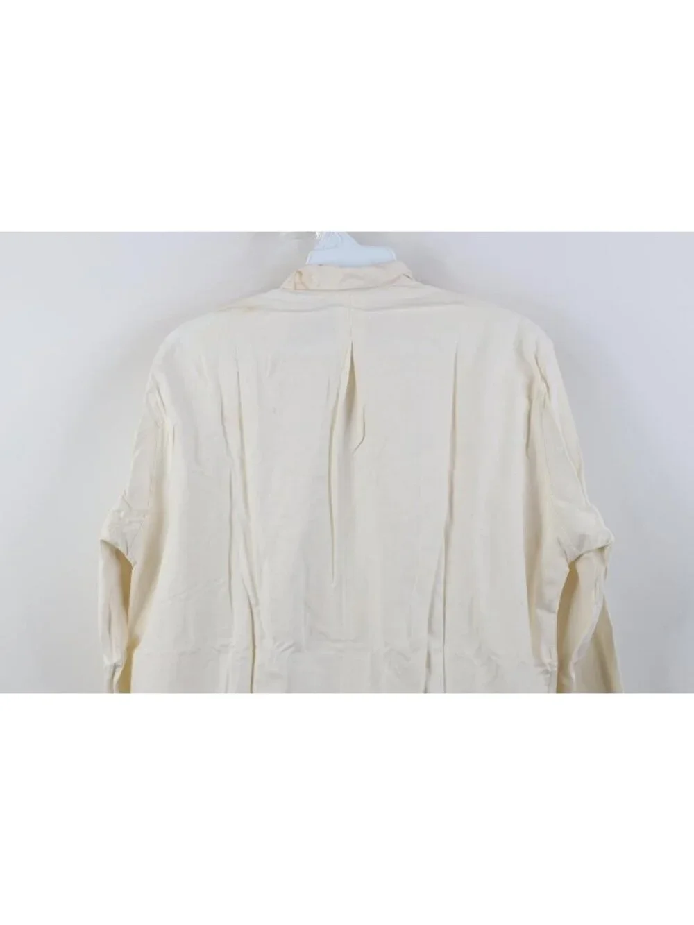 Deadstock 50s Unissued German Military Mens 36 Hospital Grandpa Marine Shirt